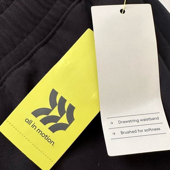 All In Motion Pants Black Stretch Pull On Cargo Tapered Leg Active Size XXL NEW - Picture 10 of 12